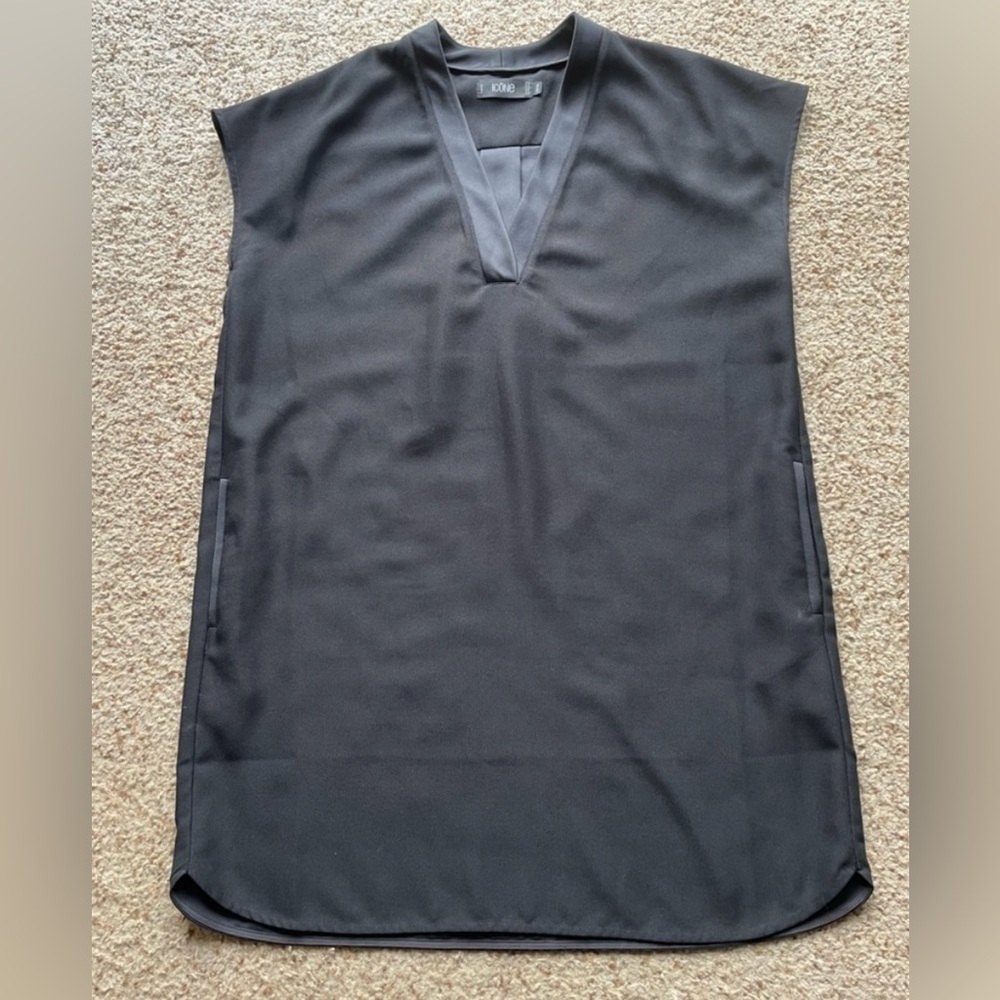 Icone black dress fits size L